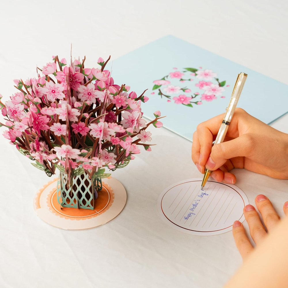 🌹3D Pop Up Flower Bouquet Greeting Card
